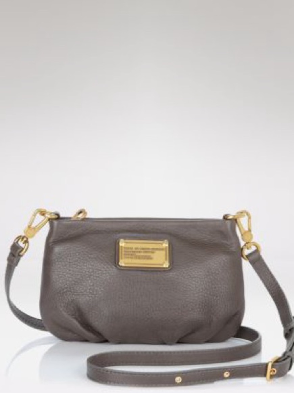 Barely worn Marc By Marc Jacobs grey crossbody purse